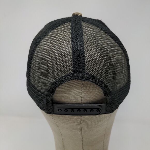 Realtree Edge Men's Snapback Mesh Back Camo Hat Brown OSFM Embroidered Logo - Picture 7 of 10